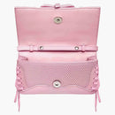 Balenciaga Femenina Trautor de entrenadores Phone con correa rosa