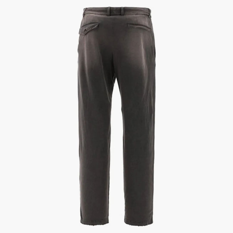 Balenciaga gastados de algodón pantalones negros