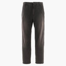 Balenciaga gastados de algodón pantalones negros