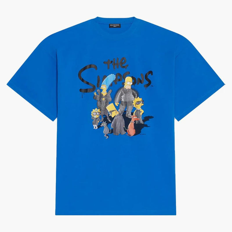 Balenciaga X The Simpsons de gran tamaño Indigo Indigo