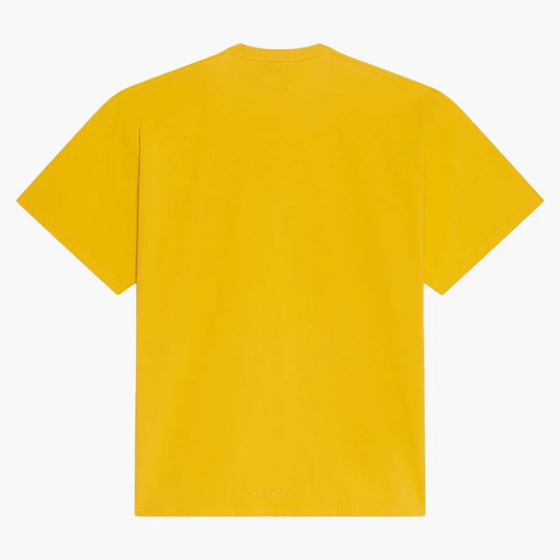 Balenciaga X The Simpsons Camiseta de gran tamaño amarillo