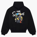 Balenciaga X The Simpsons Padded Bomber Hoodie Black