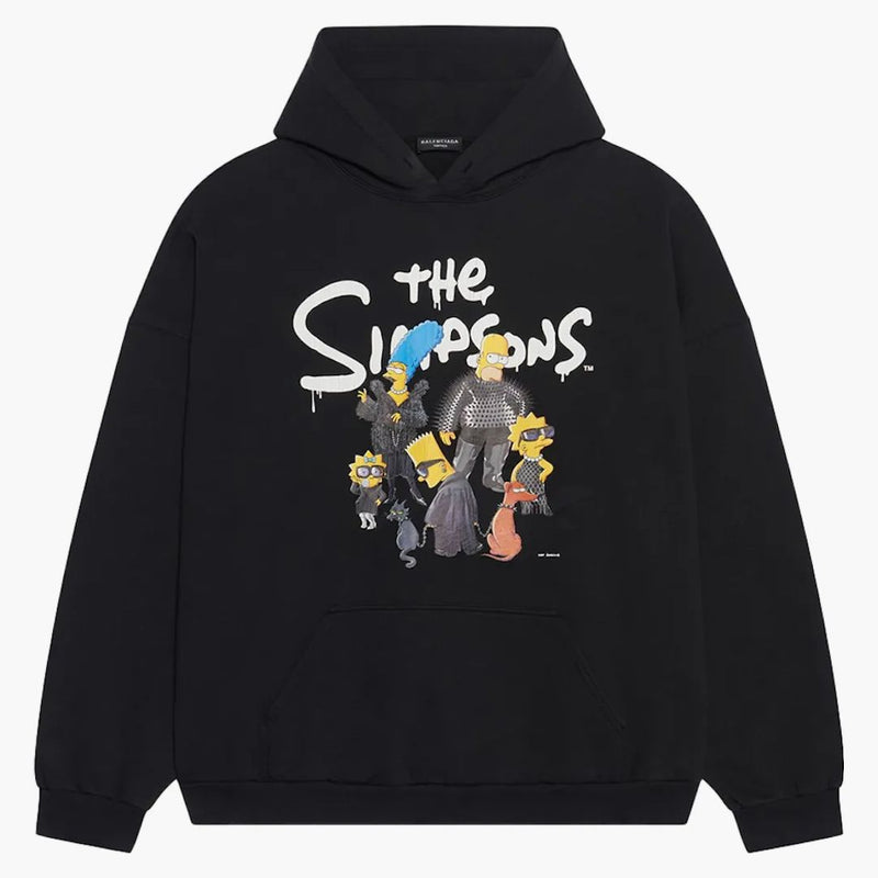 Balenciaga X The Simpsons Wide Fit Hoodie Negro