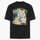 Balenciaga Año de la camiseta Tiger Black/Multi