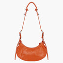 Balenciaga Year Of The Tiger Le Cagole Shoulder Bag Xs Orange