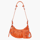 Balenciaga Year Of The Tiger Le Cagole Shoulder Bag Xs Orange