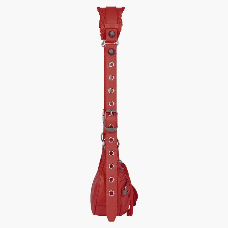 Balenciaga Le Cagole Stucco a tracolla xs rosso