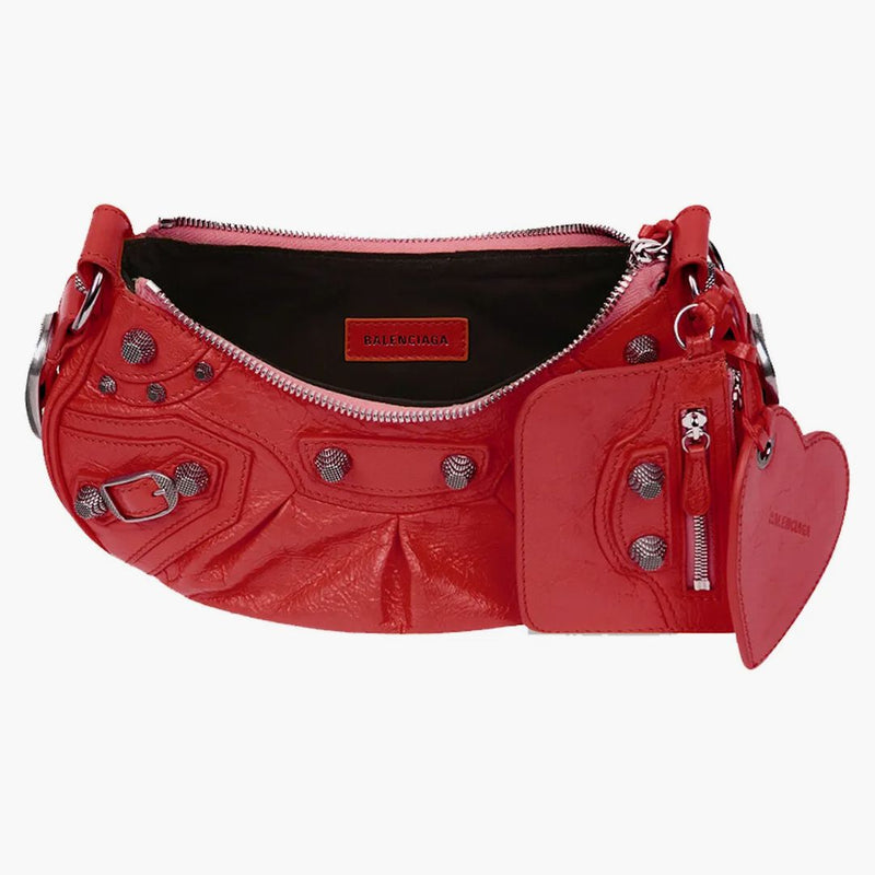 Balenciaga Le Cagole Stucco a tracolla xs rosso