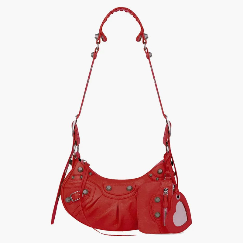 Balenciaga Le Cagole Stucco a tracolla xs rosso
