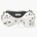 Balenciaga le Cagole Bolso de hombro XS blanco