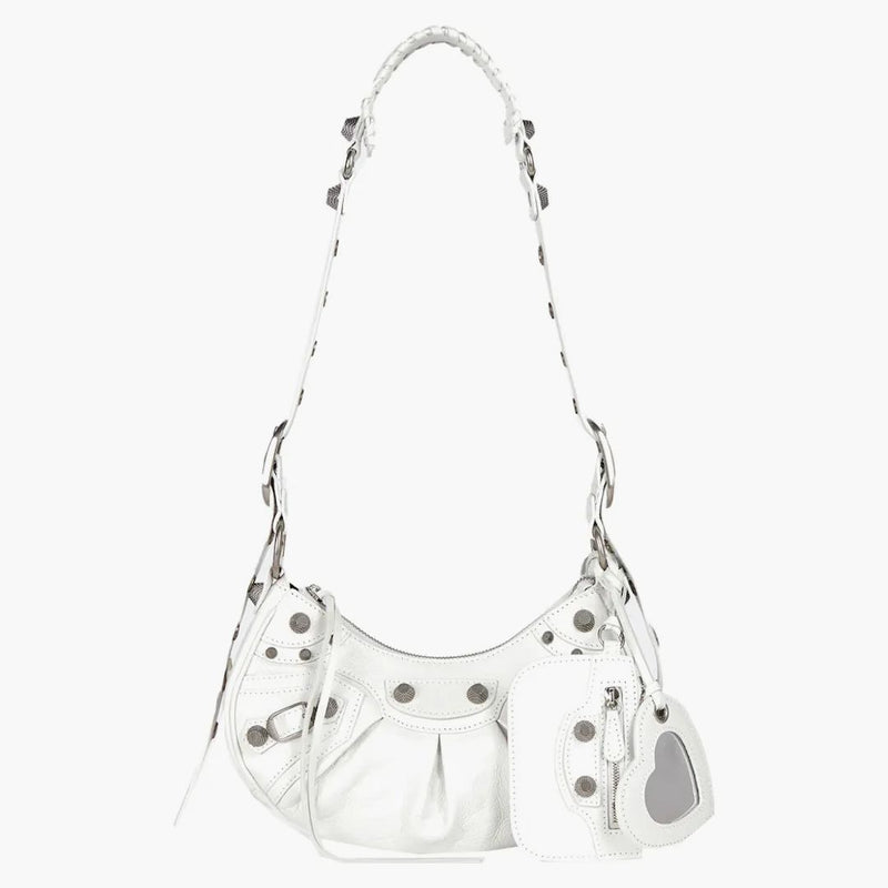 Balenciaga le Cagole ramenní taška xs bílá