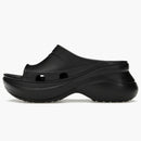 Balenciaga X Crocs Pool Slide Sandals Black (women's)