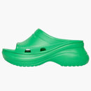 Balenciaga X Crocs Pool Slide Sandals Green (women's)