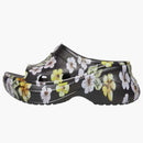Balenciaga X Crocs Pool Slide Sandals Grey Flower (women's)
