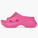 Balenciaga X Crocs Pool Slide Sandals Pink (women's)