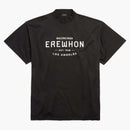 Balenciaga X Erewhon Camiseta de Los Ángeles de gran tamaño negro/blanco