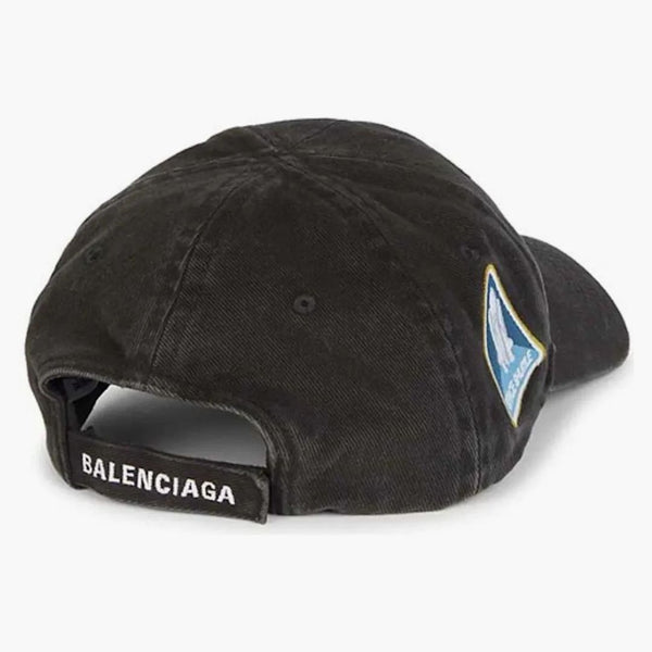 Balenciaga X NASA Baseball Cap Black