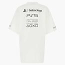 Balenciaga X PlayStation Boxy T-shirt vit