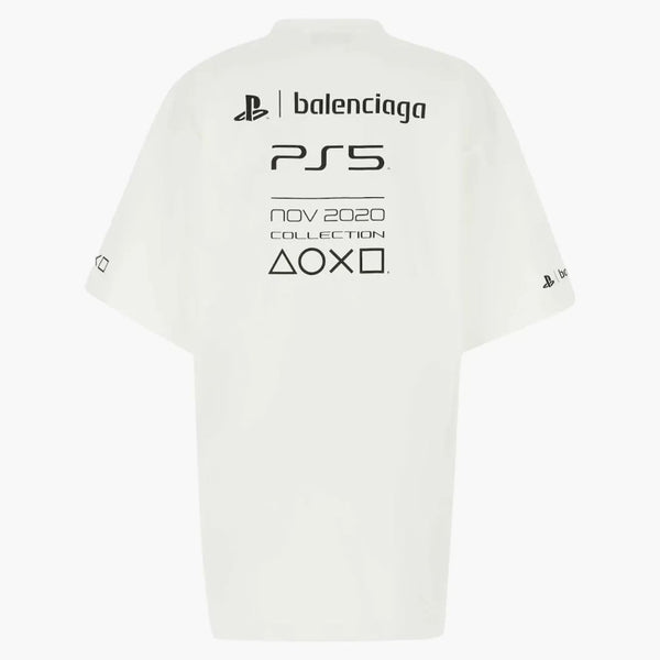 Balenciaga x PlayStation Camiseta Boxy White