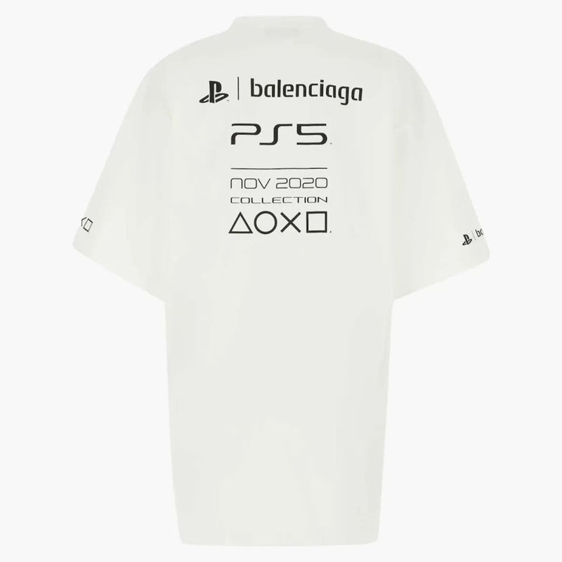 Balenciaga x PlayStation Camiseta Boxy White