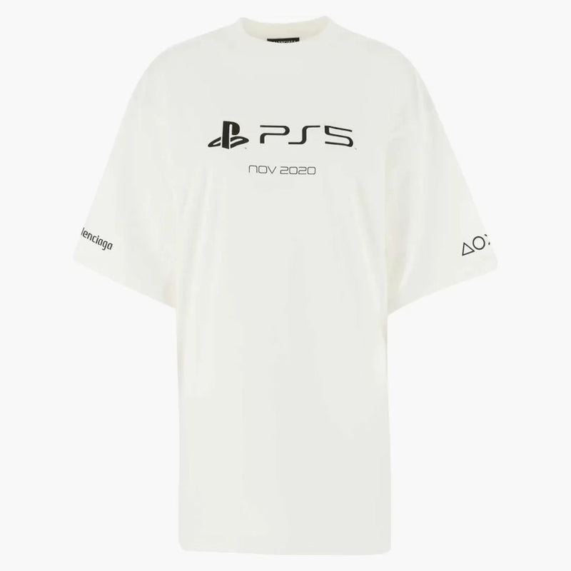 Balenciaga x PlayStation Camiseta Boxy White