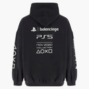 Balenciaga X Playstation Oversize Cotton Hoodie Black