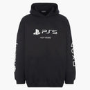 Balenciaga X Playstation Oversize Cotton Hoodie Black