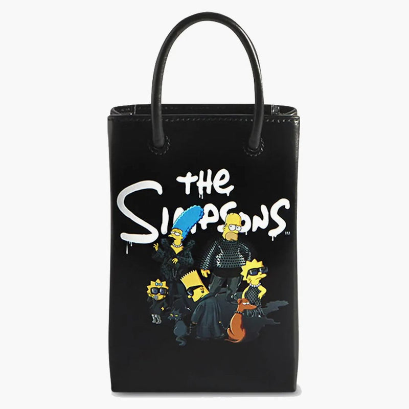 Balenciaga x The Simpsons Mini Shopping BACK Black