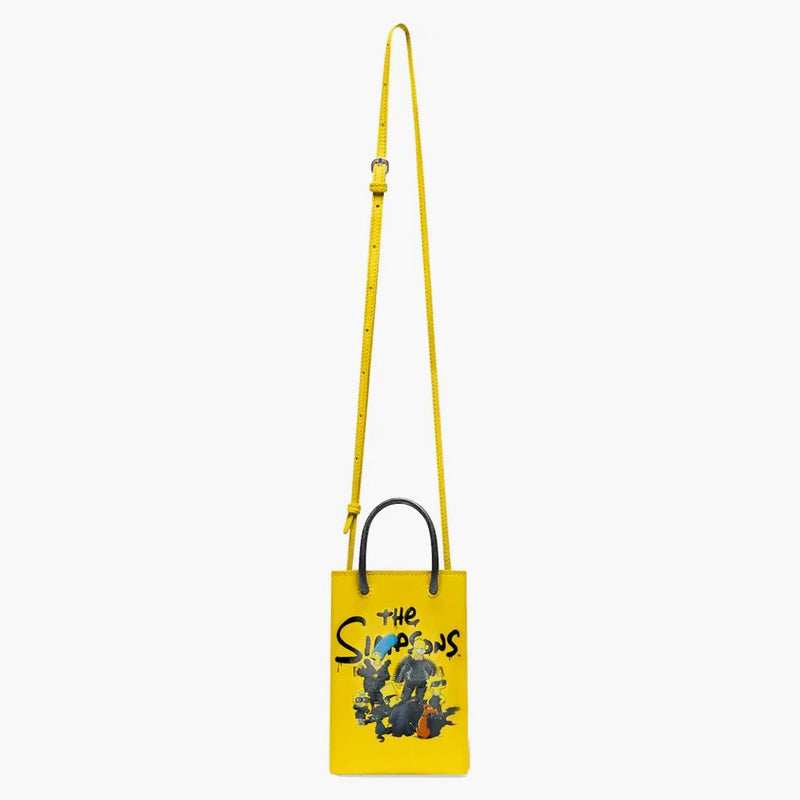 Balenciaga X The Simpsons Mini Shopping Bag Yellow