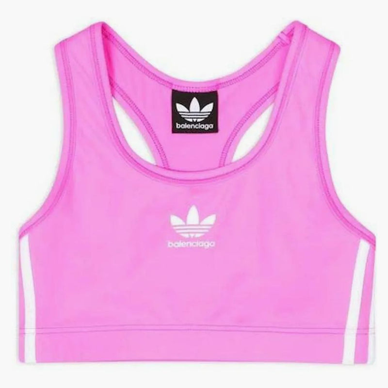 Balenciaga x adidas athletic bra pink