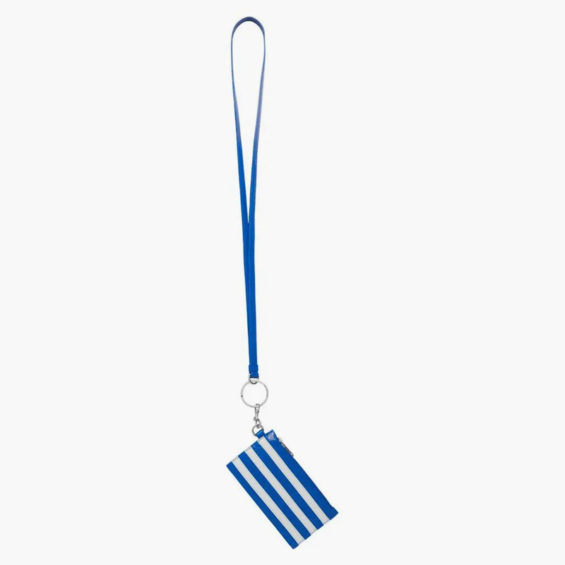Balenciaga x Adidas Card Case en llavero azul/blanco