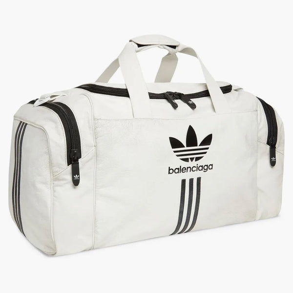 Balenciaga x adidas Bolsa de gimnasia blanca/negra