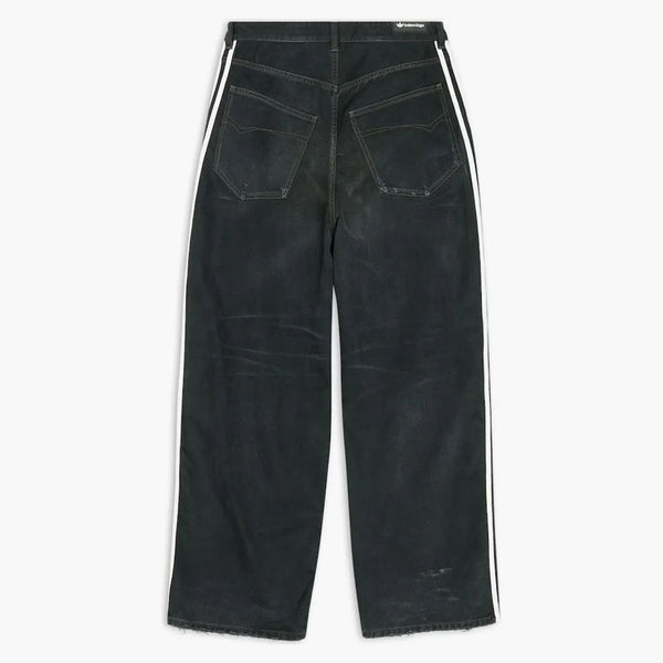 Balenciaga x adidas pantalones holgados grandes negros