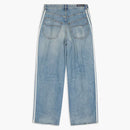 Balenciaga X Adidas Large Denim Baggy Pants Blue
