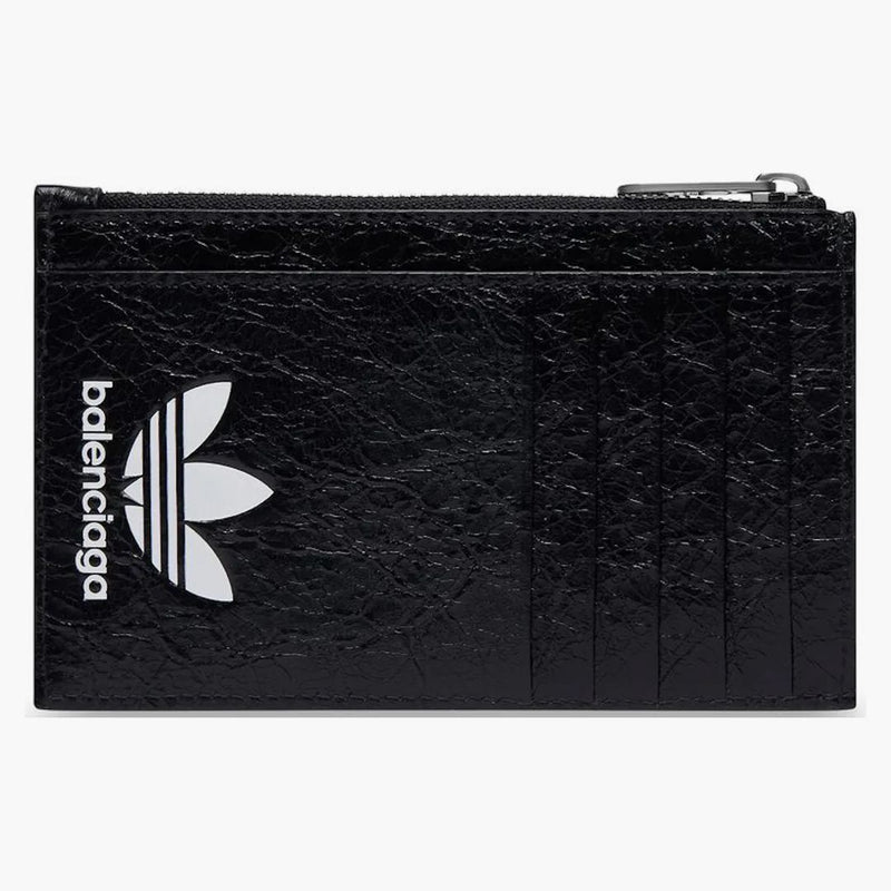 Balenciaga x Adidas Long Coin and Card Holder Black