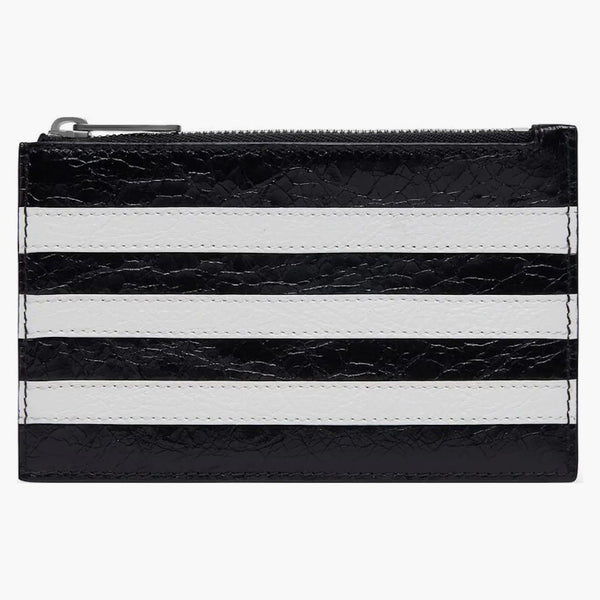 Balenciaga x adidas monedas largas y soporte para tarjetas negras