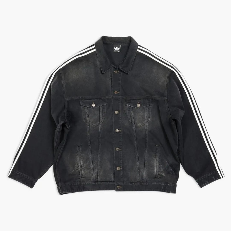 Balenciaga x Adidas nadměrná bunda černá