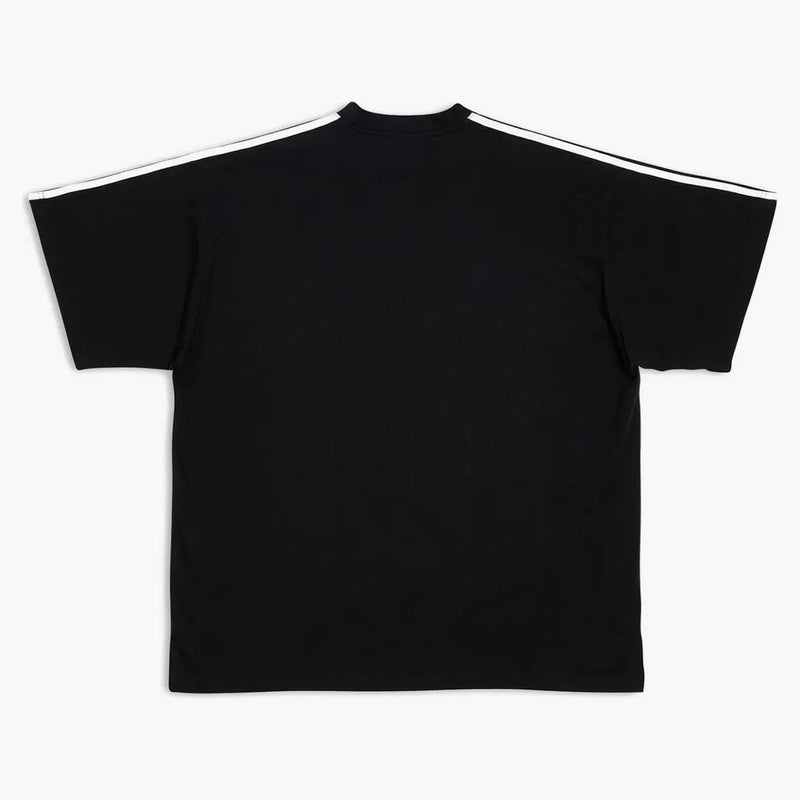 Balenciaga x adidas camiseta de gran tamaño negra