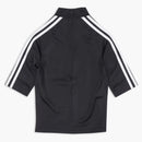 Balenciaga x adidas manga corta top atlética negra
