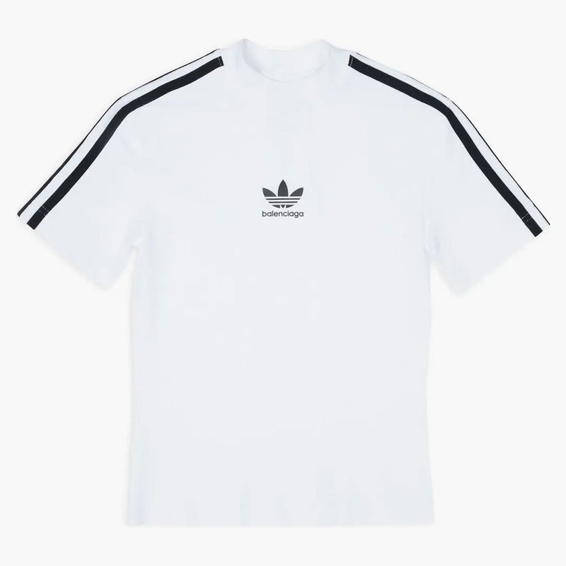 Balenciaga x adidas encogió camiseta blanca