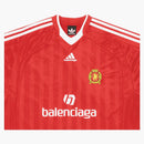 Balenciaga X Adidas Soccer T-Shirt OversizeSed Red