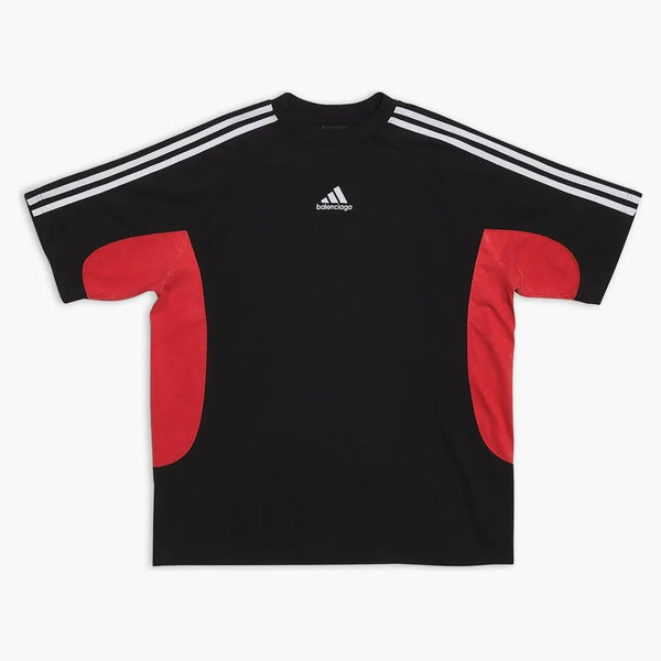 Balenciaga x adidas camiseta mediana fit negra