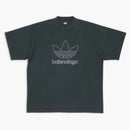 Balenciaga x adidas T-shirt oversized green