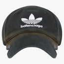 Balenciaga X Adidas Treffoil Balenciaga Logo Cap Black/White