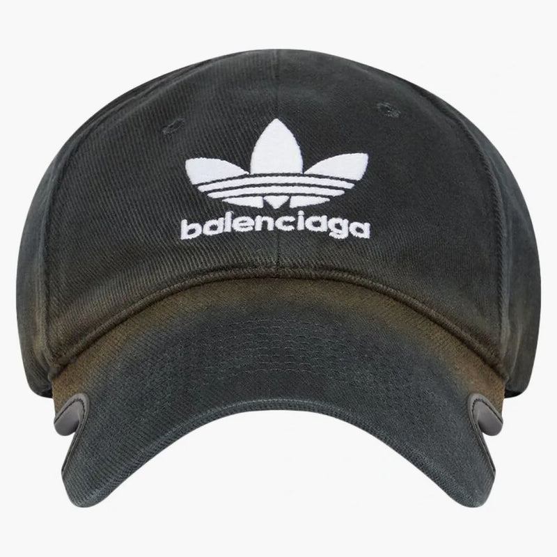 Balenciaga X adidas Treffoil Balenciaga Logo Cap Svart/vitt