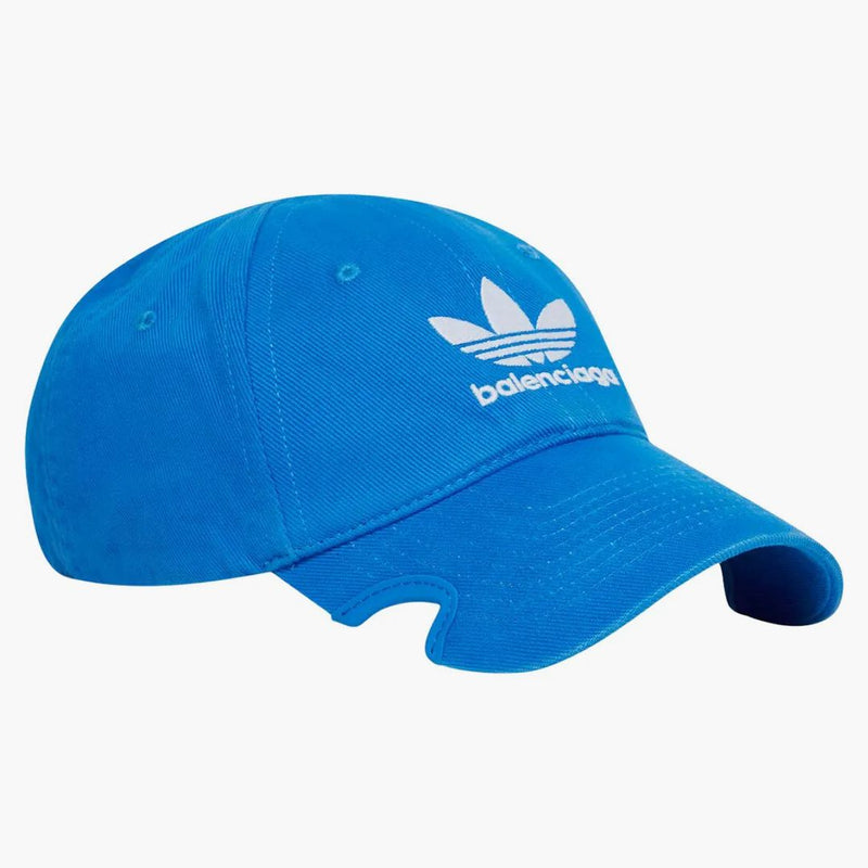 Balenciaga x Adidas Treffoil Balenciaga Logo Cap Blue/White