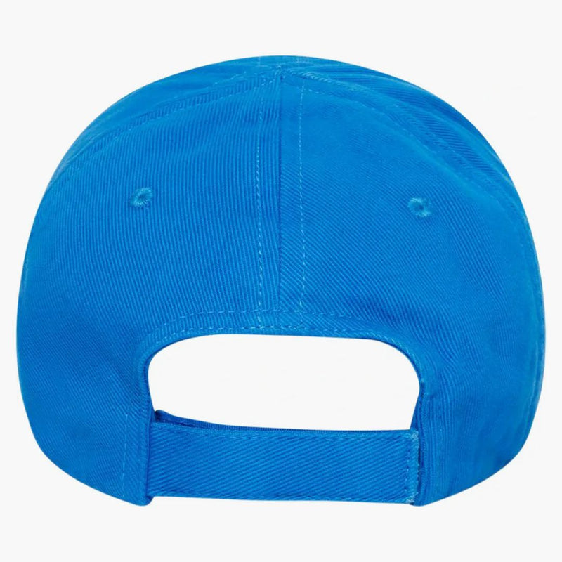 Balenciaga x Adidas Treffoil Balenciaga Logo Cap Blue/White
