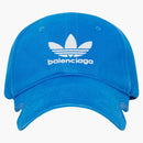 Balenciaga X Adidas Treffoil Balenciaga Logo Cap Blue/White