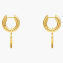 Balenciaga X Adidas Trefoil Earrings Gold
