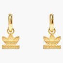 Balenciaga X Adidas Trefoil Earrings Gold